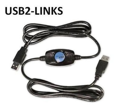 Syba USB 2.0 PC Data Link Transfer Cable, Share Data b/w 2 PCs, USB2-LINKS