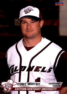 2008 Eastern Kentucky Colonels Choice #33 Cory Whitby Richmond Kentucky KY Card