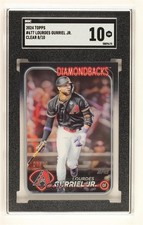 2024 Topps Series 2 Clear 8/10 Lourdes Gurriel Jr #677 SGC 10 GEM 14dq