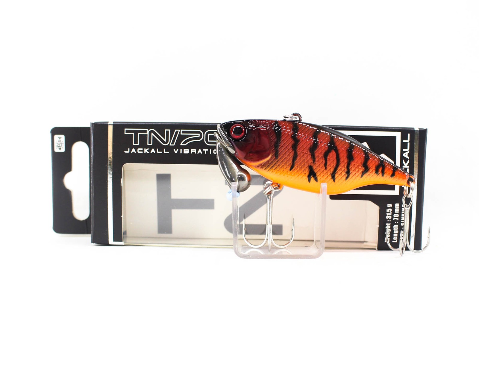 Jackall TN 70 Trigon Vibration Lure NH Red Tiger (3256)