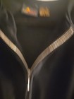 Lizsport Velour Jumpsuit Womens Size Medium Black Velvet Zip Up Jumper Pockets M — photo 2