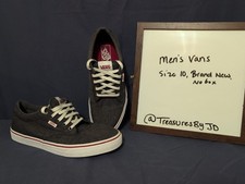 VANS Hombre Gris Oscuro, Talla 10, En muy buen estado, Sin Caja