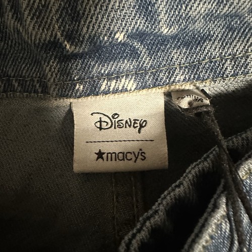 Macy’s X Disney Minnie Majorette High Rise wide-leg Sailor light blue Jeans 6 - Picture 16 of 20