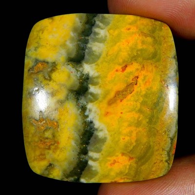 82.90Cts. Natural Indeonesia Bumble Bee Jasper Cushion Cabochon Loose Gemstone