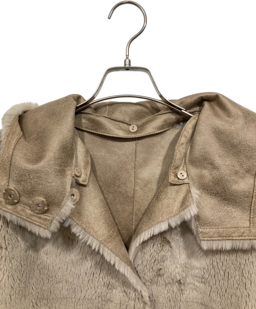 Ameri HOOD REVERSIBLE FAKE FUR COAT 1320790710 Be… - image 3