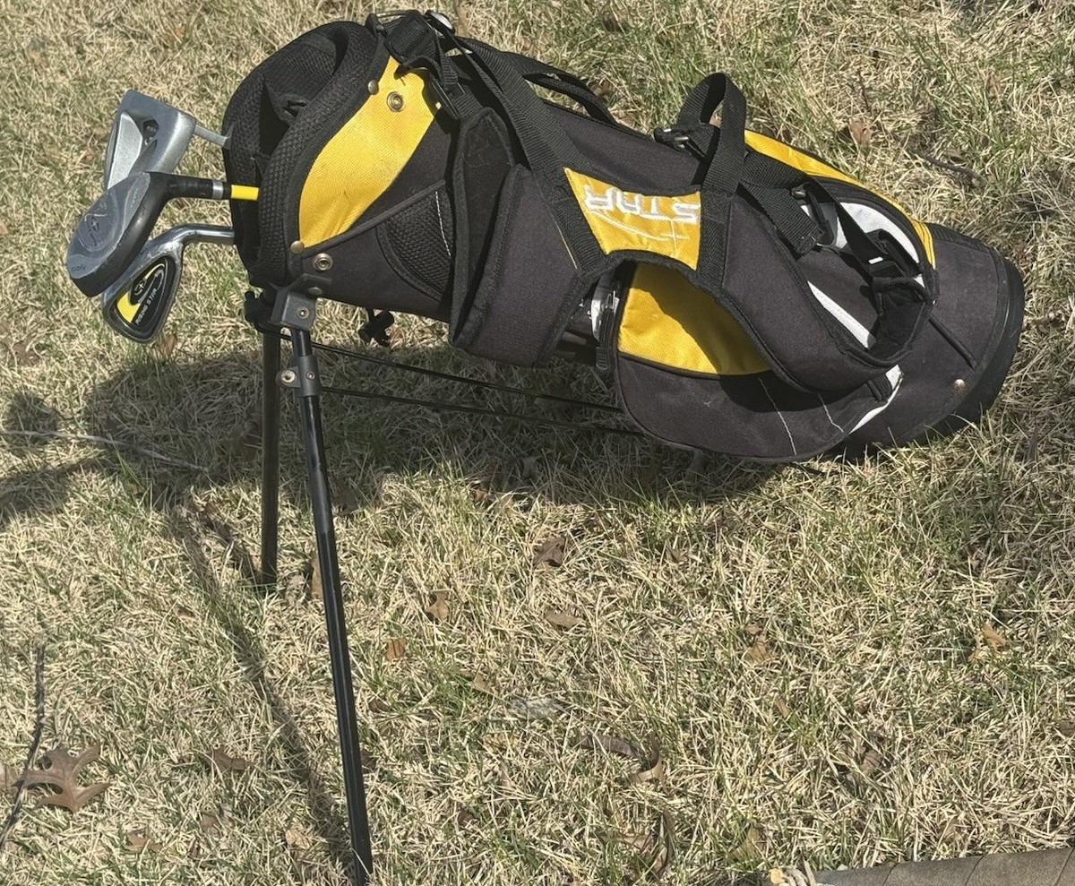 Kids Golf bag W/ Clubs Paragon Rising Star With Shoulder Strap 3