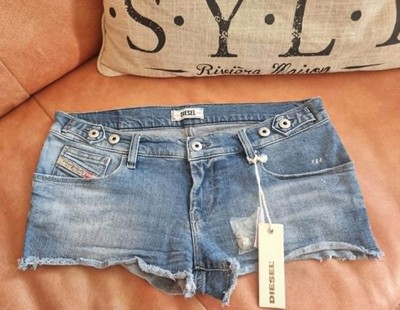   DIESEL Jeans Shorts 90,-  boardshorts Short Stretch Hot Pants 29 low kurz