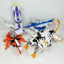 Shinkenger DX Tora Origami Ika Kajiki Kabuto Power Rangers Samurai Zord JAPAN 25