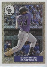 2022 Update 1987 Topps Chrome Silver Pack Series Mojo Elehuris Montero 6u5