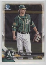 2018 Bowman Chrome Prospects Austin Beck #BCP6 7at