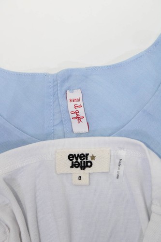 Il Gufo Zara Ever After Girls Pants Light Blue Crew Neck Swing Top Size 8 7 lot3 - Picture 3 of 8
