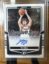 2024-25 Donruss Optic Signature Series PJ Hall RC Auto Denver Nuggets #SS-PJH