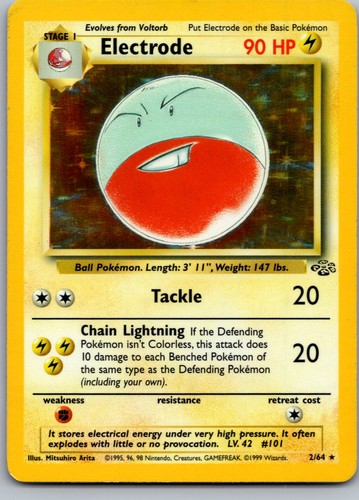 Electrode (2) Unlimited Holo Holo Rare Jungle 02/64 LP