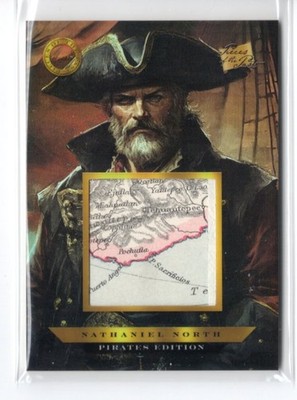 2025 Pieces of the Past Pirates Nathaniel North HISTORICAL JUMBO RELIC ...
