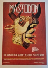 MASTODON "The Hunter" Roadrunner Records ~ Magazine Print/Promo Ad 2011