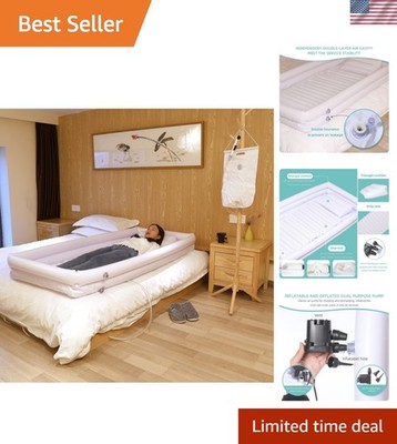 Medical Inflatable Bathtub, Bath Kit for Geriatric, Elderly, Disabled, Senior...