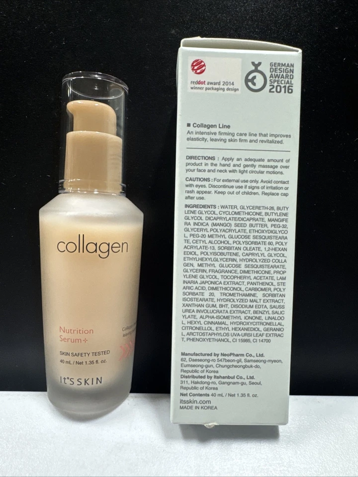 Suero nutricional de colágeno It's Skin+ para reafirmar e hidratar - 1,35 oz nuevo en caja Foto 4 de 4