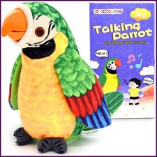 Toddler Toys,  Volume Adjustable  Talking Parrot Repeats What You Said,...