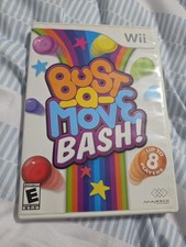 BUST A MOVE BASH ORIGINAL WII NINTENDO WII GAME SYSTEM COMPLETE MANUAL CASE