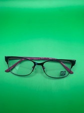 MP Eyeglass Frames Semi-Rimless Black Magenta...
