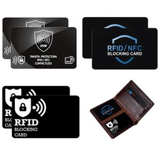 RFID/NFC Blockierende Karten 6 Stück Kreditkartenschutz Diebstahlsicherung Slim Blocker - Mu