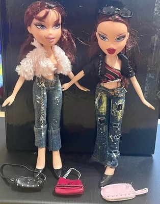 BRATZ TWIN ROXXI & PHOEBE 1. Auflage PUPPE PUPPEN 2004 MGA SELTEN
