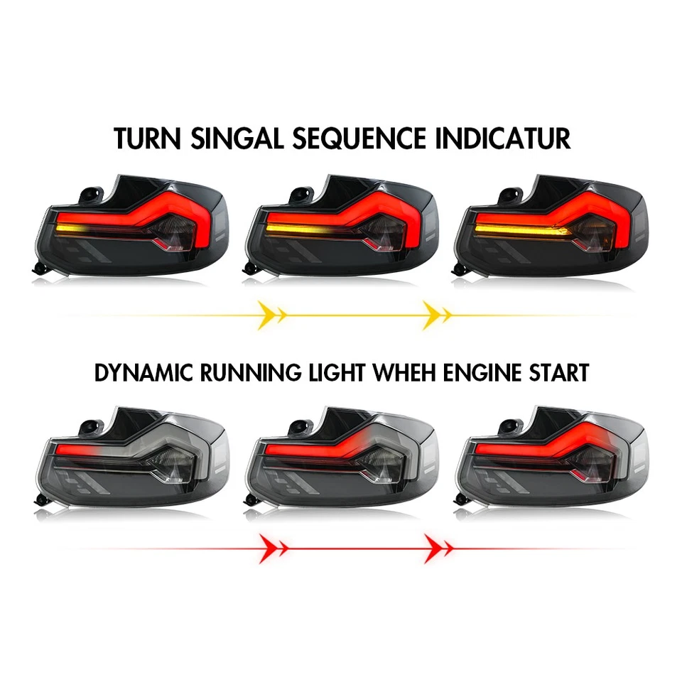 LED Tail Lights for 2014-2021 BMW 2 Series 230i/M235i/M240i/M2 Smoked Rear Lamp Foto 4 de 4