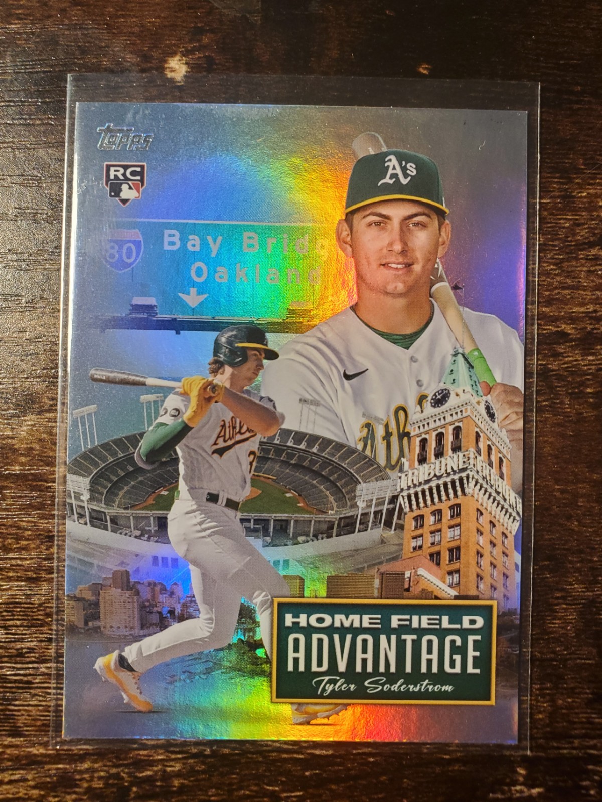 2024 Topps Series 2 Home Field Advantage Tyler Soderstrom #HFA-18 (RC) Rookie