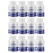 Lutein  Zeaxanthin Eye  Vision Health Natural Formula Supplement - 12 Bottles