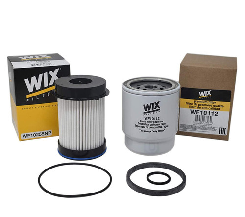 WIX Filter Kit Compatible with Dodge Ram 6.7L Diesel Cummins Fuel Filter & Fu...