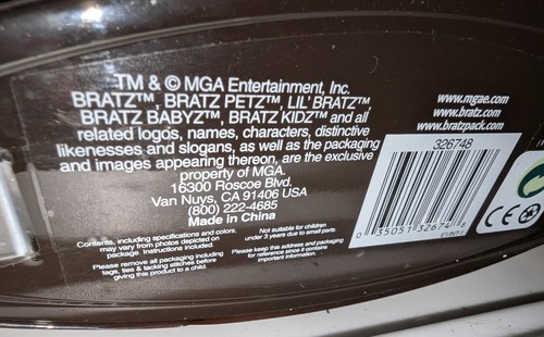 Muñeca Bratz Kidz Jade Nueva En Caja Original Sin Abrir Sin Usar MGA Entertainment NFRB - Imagen 17 de 18