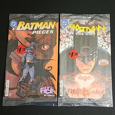 DC COMICS BATMAN DOLLAR TREE ISSUE #1 THE GIFT, PIECES TWO FACE, VARIANT, SEALED