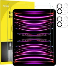 JETech Screen Protector for iPad Pro 12.9-Inch, 2022/2021/2020 clear 