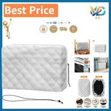 Gray Indoor Air Conditioner Cover - Adjustable Size with Insulation