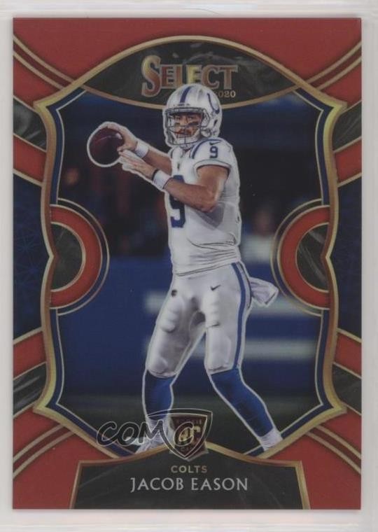 2020 Panini Select Concourse Red Prizm 92/99 Jacob Eason #48 0nj5