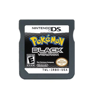 Pokemon Black NDS game cartridge, US version, tested