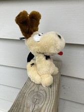 Vintage 1983 Dakin Garfield Odie Plush Toy Odie the Dog Stuffed Animal 7''