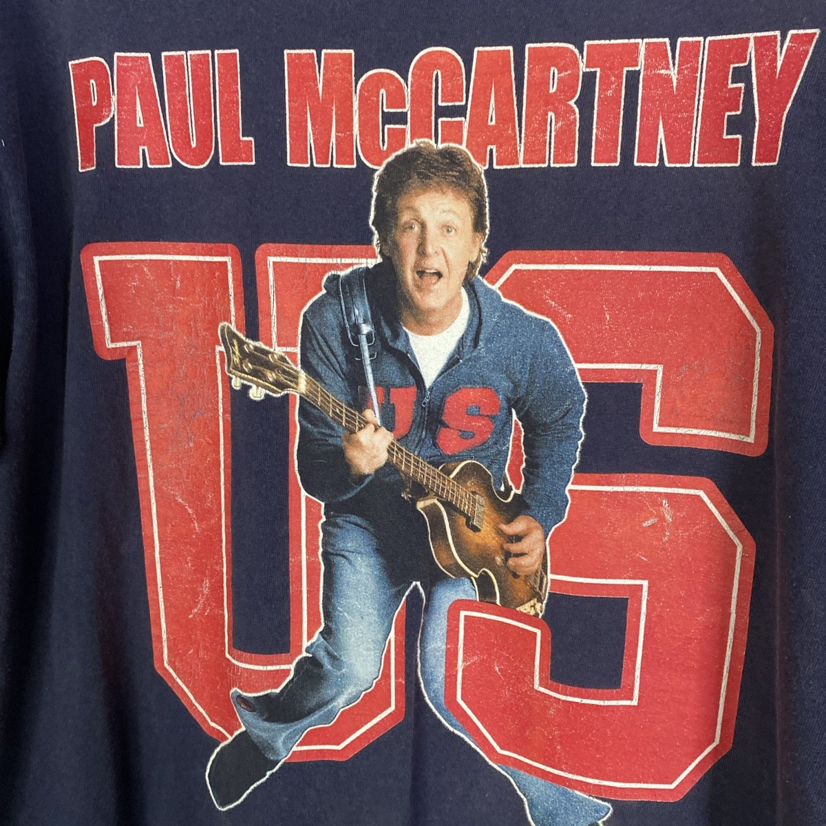 Vintage Paul McCartney Tour T Shirt 2005 GIANT Tag Double Sided