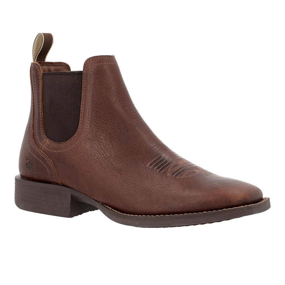Durango Shyloh Square Toe Chelsea Mens Brown Casual Boots DDB0526