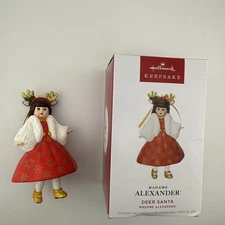 Hallmark Keepsake 2025 Deer Santa Madame Alexander Ornament