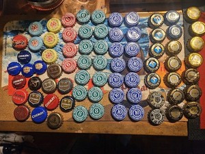 Belgium Trappist Beer Bottle Caps - Some VERY OLD! ST. SIXTUS 1960'S  Over 70!