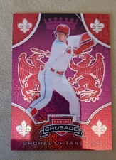 2019 Panini Chronicles - Crusade Shohei Ohtani #12 Purple Mojo Prizm /75
