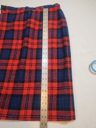 Conjunto de falda blazer traje a cuadros tartán lana Pendleton vintage traje para mujer. Talla 8 - Imagen 17 de 20