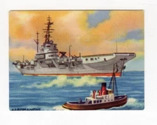 Granose Shipping card. French aircraft carrier “Arromanche” ex RAN “Colossus"