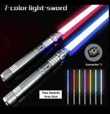 1x Sith Lightsaber Jedi Retractable Changeable Color LED Light Halloween Cosplay