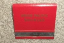 VINTAGE MATCHBOOK UNION PACIFIC RAILROAD TRAIN "THE AUTOMATED RAIL WAY" ~UNUSED