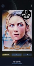 25cc VEL SARTHA STELLAR ART ORANGE SMUGGLERS OUTPOST 25 Star Wars Card Trader