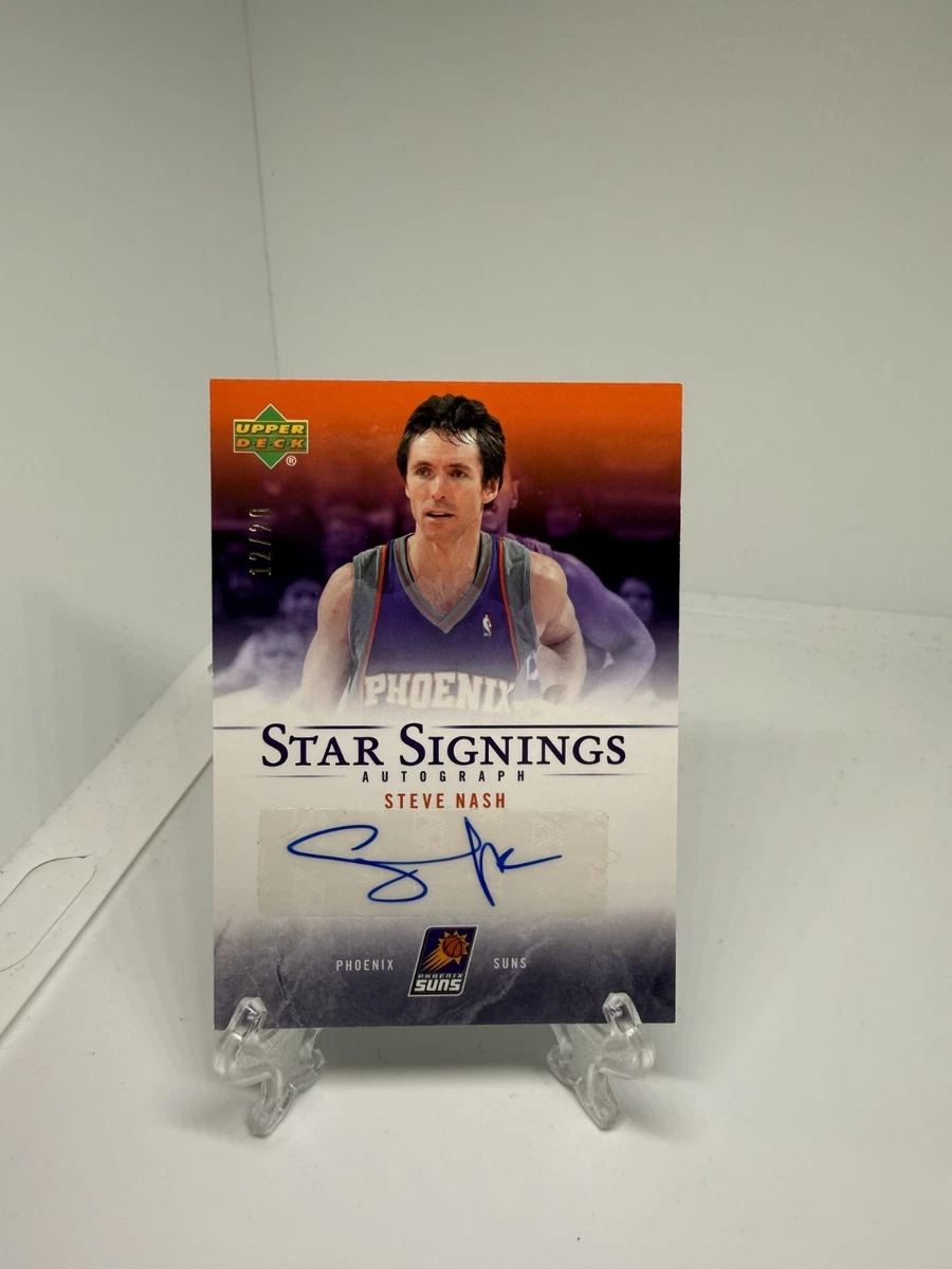Steve Nash Phoenix Suns Basketball Autographed Sports Trading