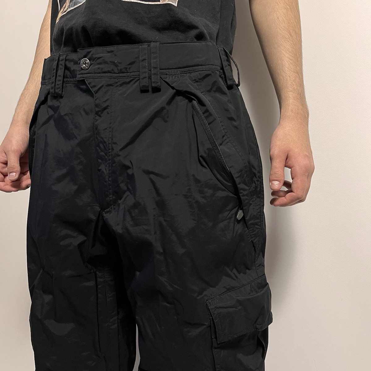 Vintage Nike ACG Ski Pants Nylon Black Mens Size XL | eBay
