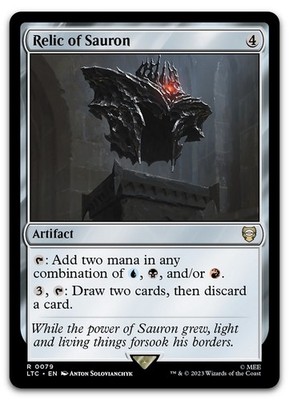 Relic of Sauron #79 (NM) Lord of the Rings LTC Magic MTG